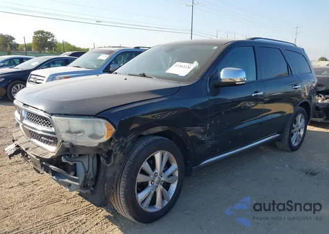 2011 Dodge Durango Crew from USA, damaged, VIN 1D4SD4GT3BC593135